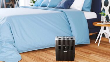 Зволожувач повітря Venta Luftbefeuchter LW25 Comfort Plus: тиха робота 24 дБ, 3 Вт, холодний пар, 7 л, до 45 м², авто, Sleep, функція аромату
