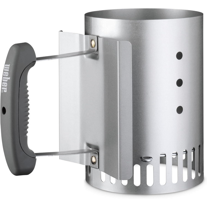Вугільний гриль Weber Compact Kettle 47 см чорний, кришка, чохол, стартер для розпалювання, набір для барбекю