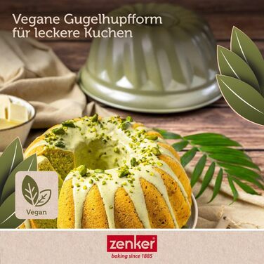 Форма для випікання Zenker Green Vision Ø 20 см з високим бортиком – стабільна та якісна форма для тортів (гугельхуп) з антипригарним покриттям