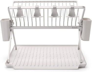Складана сушарка для посуду Brabantia L, світло-сіра