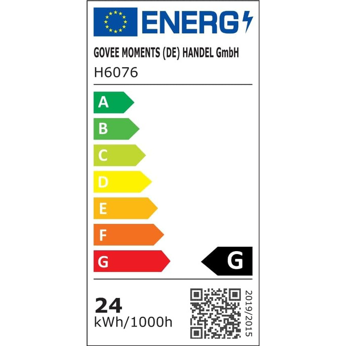 Govee LED-лампа настільна RGBIC, Wi-Fi, диммування, сумісна з Alexa та Google Assistant, 16 млн кольорів, 58 режимів, музичний режим, DIY для ігор та спальні (Золотий, 1 шт.)