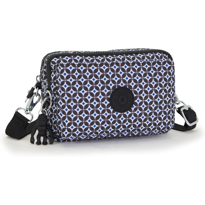 Сумка через плече Kipling ABANU MULTI чорна жіноча