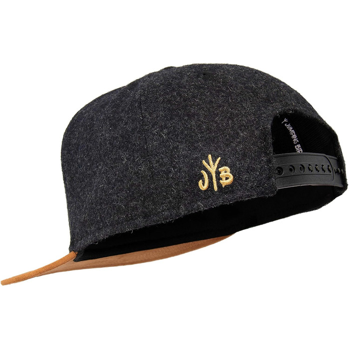 Кепка бейсболка Jumping Bird • Унісекс • Знімний козирок • Фетр • Антрацит