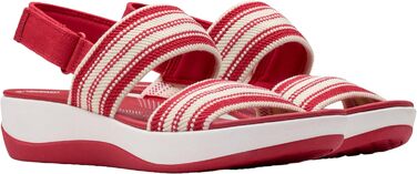Сандалі Clarks Arla Stroll для дівчаток (40 EU, широка колодка, вишневий колір)
