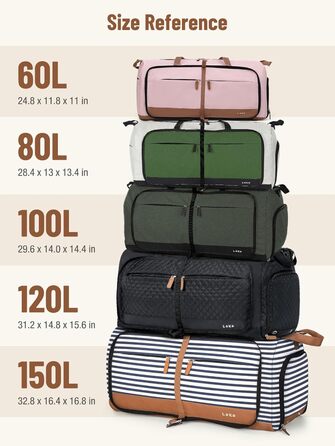 Спортивна сумка Lekesky 80L для подорожей та спортзалу, 45x36x20 см, водонепроникна, з відділенням для взуття (бежево-зелена)