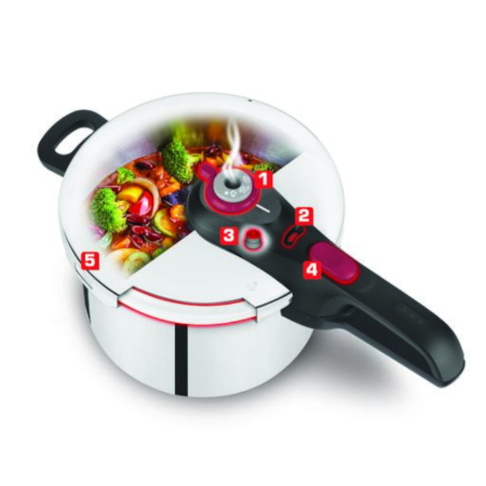 Скороварка Tefal 6 л P2580708, срібляста