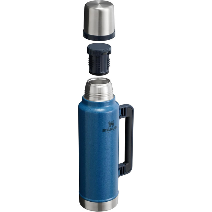 Термос Stanley Classic Legendary, 1420 мл, зелений (Hammertone Lake), нержавіюча сталь, BPA-Free, для гарячих та холодних напоїв