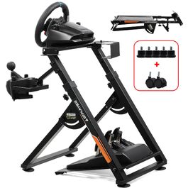 Ігровий стійка-держак для керма GTPLAYER Racing Wheel Stand з кріпленням для КПП V1 V2, регульований нахил, для PS4, Xbox, PC (Помаранчевий)
