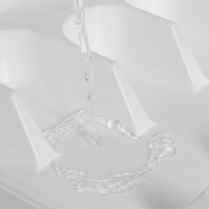 Relaxdays White Cutlery Box - 2 Pack