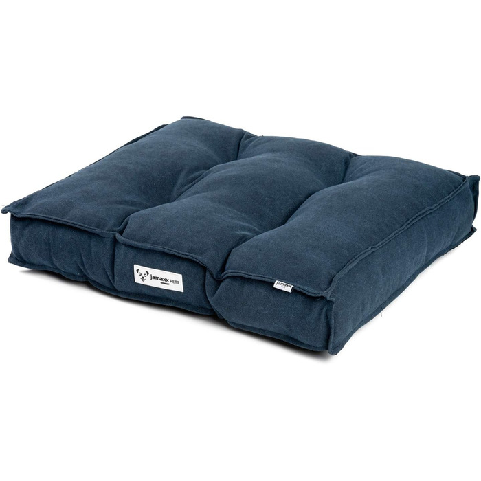 Килимок для собак JAMAXX з м'якою наповнювачем, знімний чохол, килимок для собак, лежанка для собак, темно-синій, 65x55 см