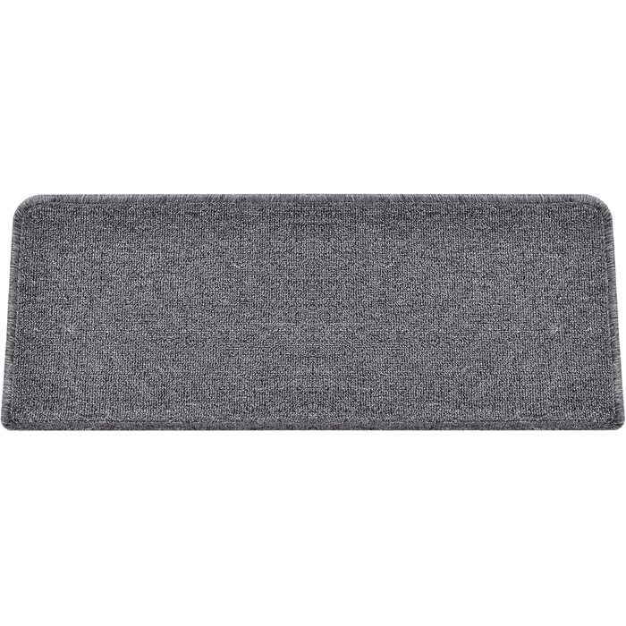 Набір килимків на сходи [en.casa], 15 шт., 65 x 24 см, самоклеючі, темно-сірі