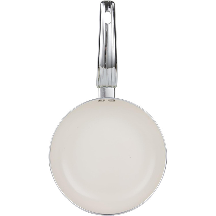 Swan 5-Piece Frying Pan Set, Retro Design, Aluminum, 29.5x47x18 cm (Rose)