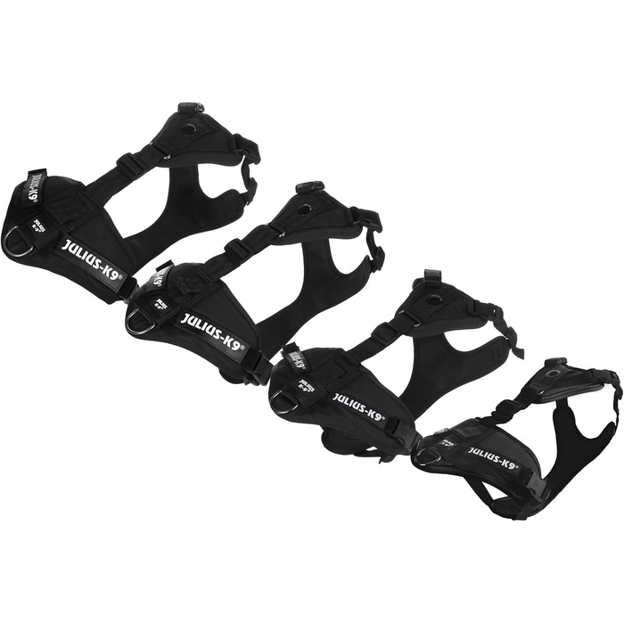 Нашийник для дратхаунда Juliu-K9 Mantrailing 19MTR з неоновим кантом (S, чорний)