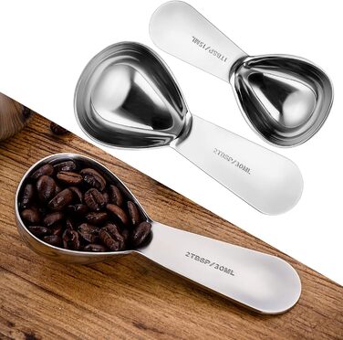 30ml and 15ml pieces, coffee measuring spoons, sugar, tea measuring, tablespoon, baking, utensil, cooking tool, measuring cup
