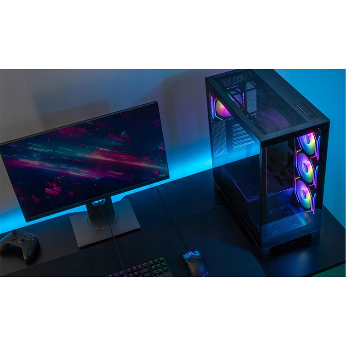 Корпус для комп'ютера Silver Monkey X Pyxis Midi Tower, чорний
