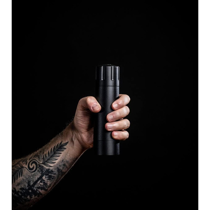 MANNITCHEN Pepper Cannon Pepper Grinder - Professional, high-performance, grinds 10 times more pepper, perfect for steaks, barbecues, and more