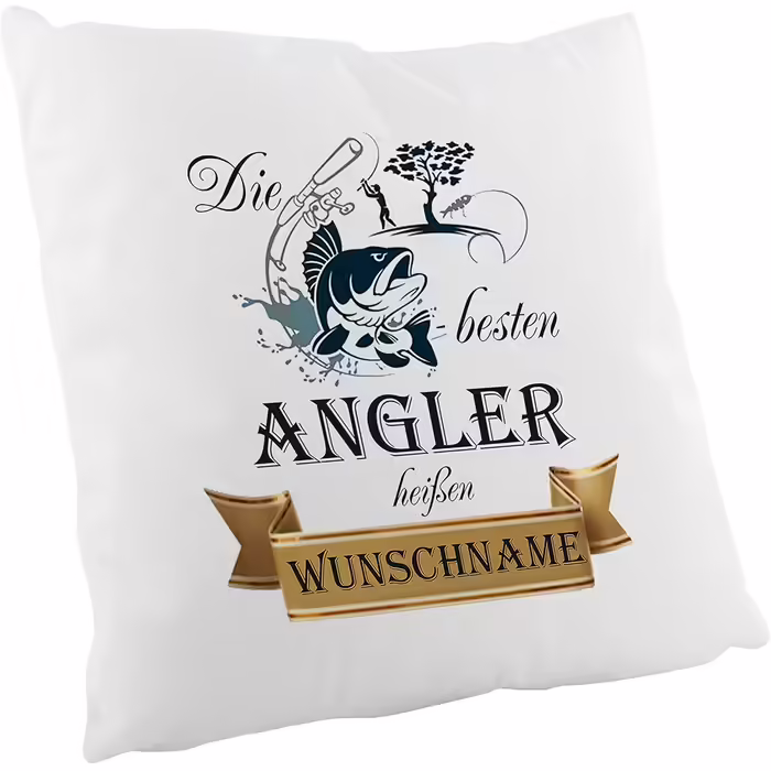 Fluffy Pillow - The best anglers' wish name decorative pillow, sofa pillow, printed pillow, cotton pillow