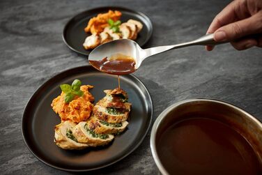 Фісслер Fleischklopfer (28 см) - м'ясорубка, молоток для відбивання м'яса, з отвором для підвішування, придатний для миття в посудомийній машині