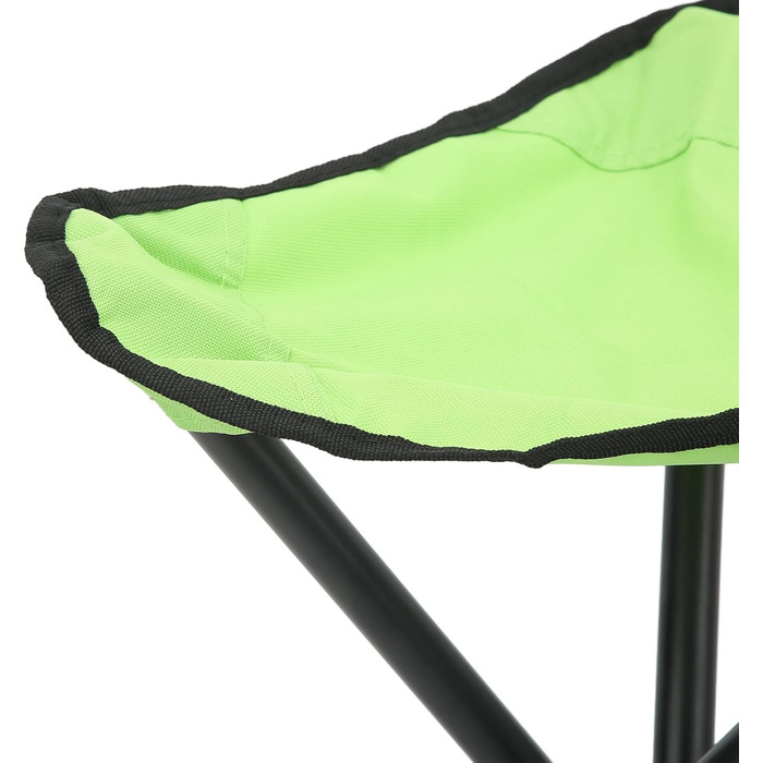 Складаний стілець-табурет, 200 кг, неслизький, стабільний, для відпочинку на природі, риболовлі, кемпінгу, пікніків (зелений)