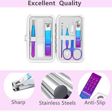 Набір для манікюру та педикюру Fenlebenil: базовий комплект для догляду за нігтями, подарунок