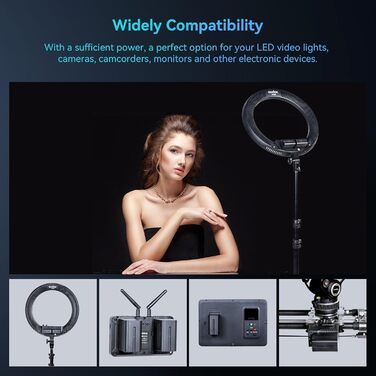 Запасні акумулятори SMALLRIG 7800mAh (2 шт.) для Sony NP-F970 та швидкий зарядний пристрій USB Dual Charger для NP-F970, NP-F960, NP-F950, NP-F930, NP-F550, NP-F570, NP-F750, відеокамери