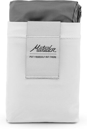 Пікнікова ковдра MATADOR Pocket Blanket для 2-4 осіб, ультралегка, складна, з кілочками, водонепроникна, для пляжу, кемпінгу, походів, білого кольору