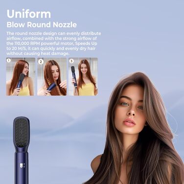 Air Styler 6-в-1: фен, щітка для локонів, випрямляч, об'єм, сушка волосся