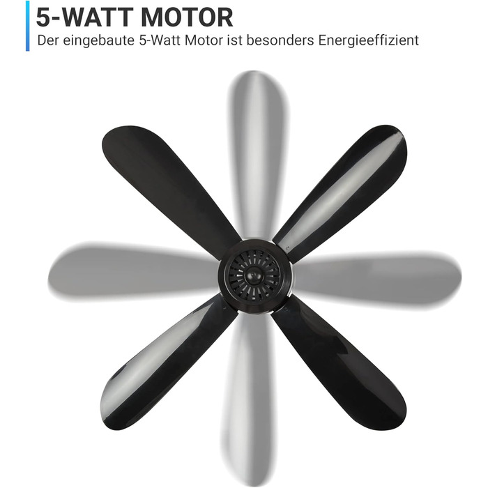 Стелянний вентилятор Bestlivings з кабелем 5м, Ø40 см, білий, з вимикачем, 220V, 5W