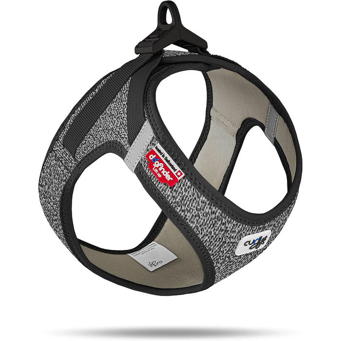 Шлейка для собак Merino curli Clasp чорна L