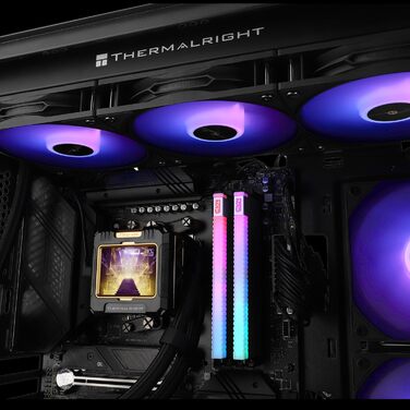 Thermalright Frozen Warframe 360 - рідинна система водяного охолодження CPU з ARGB, 360 AIO, LCD-дисплей 320x240, для AMD/Intel LGA1700/AM4/AM5