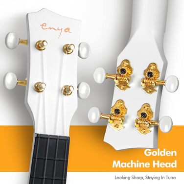 Укулеле Enya Ukulele-Sopran NOVA U Mini: карбонове, 21 дюйм, для початківців, з аксесуарами