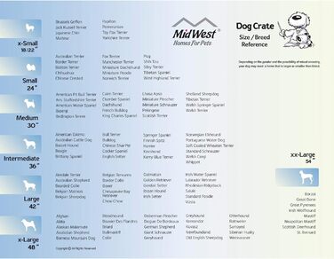 Кія для собак Midwest Homes Life Stages 1636DDU, чорна, середнього розміру, з подвійними дверима, металева, 91 см, з перегородкою, захист підлоги, вилка, для собак середніх порід
