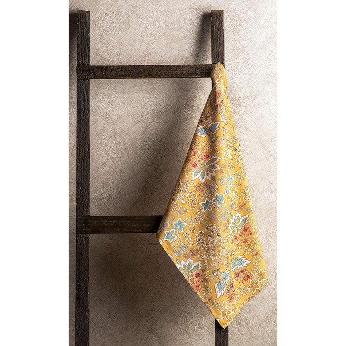 Maison d'Hermine Marquise 100% Cotton Set of 3 Multi-Purpose Kitchen Towels Soft, absorbent dish towels | Dish towels | Bar towels | Spring/Summer (50 cm X 70 cm)