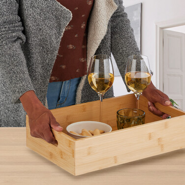 Relaxdays Bamboo Couch Table