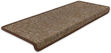 Kettelservice-Metzker Rambo Step Mats in a 15-Piece Value Pack, Half-Round, Brown