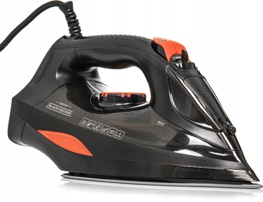 Парова праска Black+Decker BXIR3000E (3000 Вт; чорна)