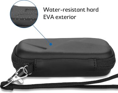 Чохол для SSD дисків ProCase: SanDisk Extreme PRO, Extreme Portable, Crucial X8 - чорний