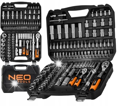 Набір торцевих ключів NEO 110 предметів 1/2
