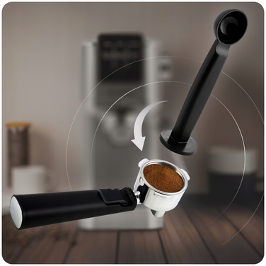 Ріжкова кавомашина Berdsen з капучинатором, 20 бар, сенсорне керування