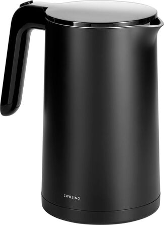 ZWILLING ENFINIGY Kettle with Stainless Steel Scale Filter & Overheat Protection, Cordless, 1850 Watts, 1.5 Liters, Black