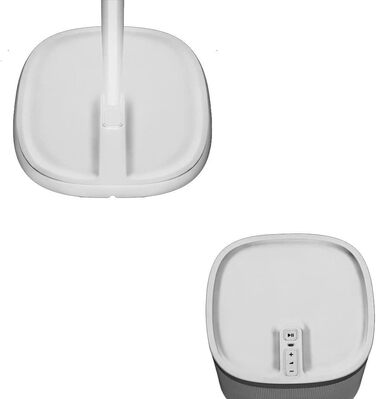 Стійка GT STUDIO для SONOS One, One SL, Play:1, Play:3. Преміум дизайн, приховане кабельне підключення, важка основа (пара, білий)