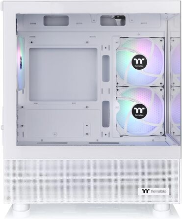 Корпус ПК Thermaltake View 170 TG ARGB Snow Micro-Tower (M-ATX) з темперованим склом, 3 вентилятори ARGB, підтримка водяного охолодження 240/280мм