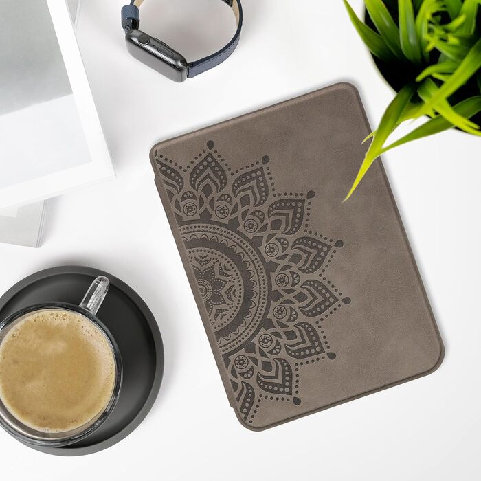 Чохол kwmobile для Kobo Clara BW/Clara Colour/Tolino Shine (5) / Shine Color - чохол з штучної шкіри, принт 