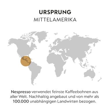 Кава Nespresso Vertuo Stormio, 100 капсул, Арабіка, темне обсмаження, 230 мл