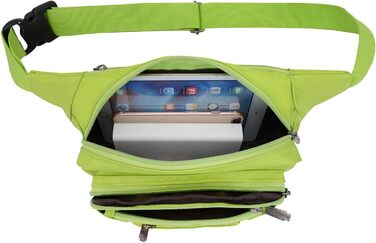 Водонепроникна поясна сумка для чоловіків та жінок, спортивна, для бігу, трекінгу, велосипедна, для ножа та туристичного інструменту (Зелена)