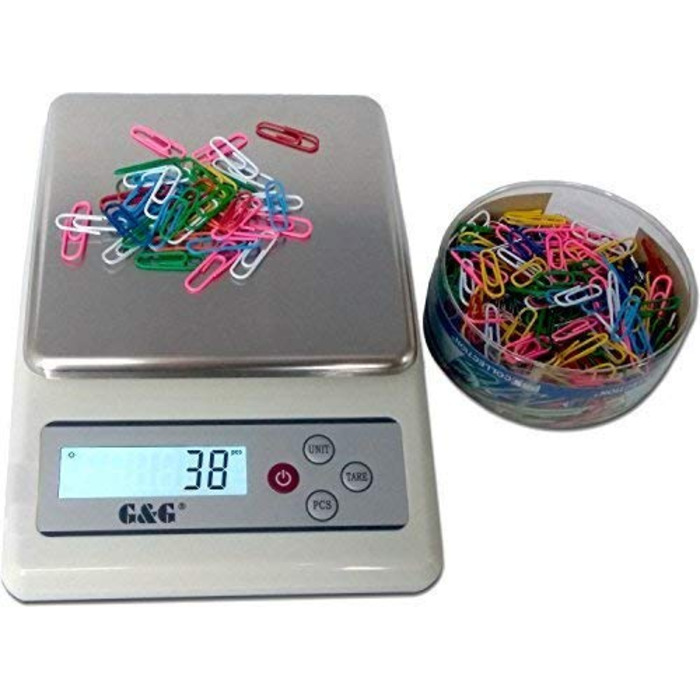 Кухонні ваги G&G KF6K: цифрова вага, 6 кг / 0.1 г, з автоматичним вимкненням, з живленням від мережі та батарейок