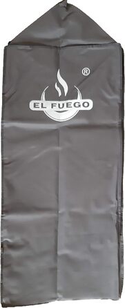 Захисний чохол для гриля EL Fuego Portland XL, антрацит, водовідштовхувальний, UV-захист, зимовий