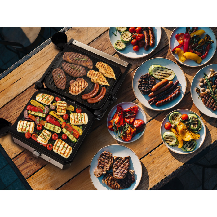 Електричний гриль-тостер розкладний Eldom GK200, 2000 Вт