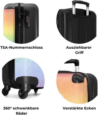 Дитячий валіза-тролей з іменем, 55x40x20см - валіза для ручної поклажі, валіза-тролей для хлопчиків, легкий валіза з принтом 