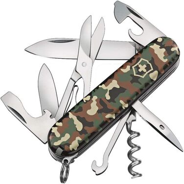 Мультитул Victorinox Climber (14 функцій, велика клинка, відкривачка для пляшок) Камуфляж